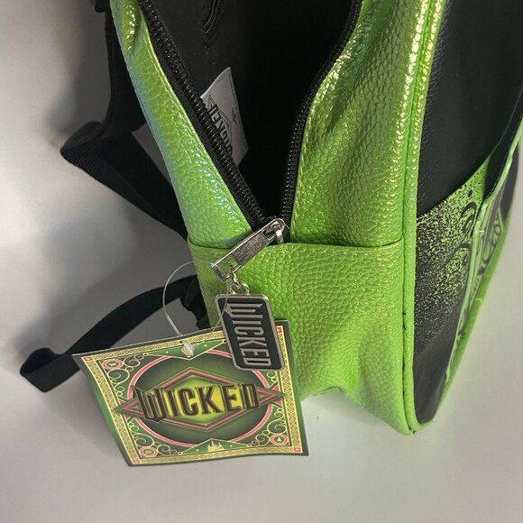 WICKED Movie No One Mourns 2024 Mini Backpack Elphaba NWT Black Green Witch main image 6
